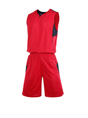 篮球服（大红色）