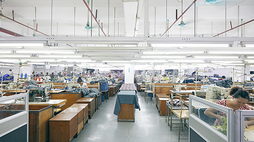 生产车间-柏力嘉制衣