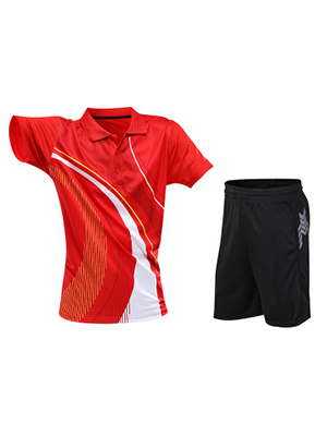 休闲运动服(红/白)